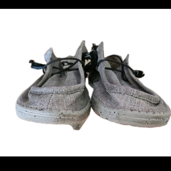 Hey Dude Men's Gray Wally L Stretch Shoe 11 - Picture 5 of 12